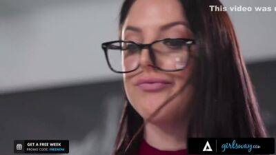 Angela White - Kira Noir - Kira - Busty Assistant Is Dirty Fucked By Boss - Angela White And Kira Noir - upornia.com