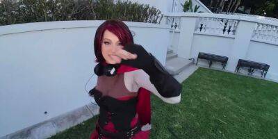 Busty Redhead Maddy May As RWBY RUBY Gets Your Dick - drtuber.com