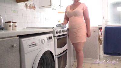 AuntJudys - 48yo Busty BBW Step-Auntie Star gives you JOI in the Kitchen - sunporno.com - Britain