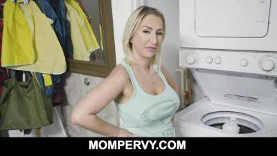 Quinn - Big Boobs Blonde MILF Step Mom Quinn Waters Family Sex With Step Son During Laundry POV - veryfreeporn.com