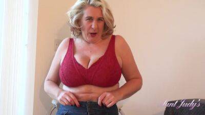 Busty British Bbw Camilla Creampie Gets Off After Her Hike With Aunt Judys - upornia.com - Britain