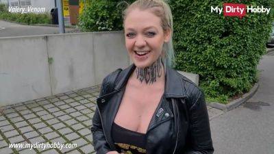 My Dirty Hobby - Busty blonde takes a creampie from stranger - hotmovs.com - Germany