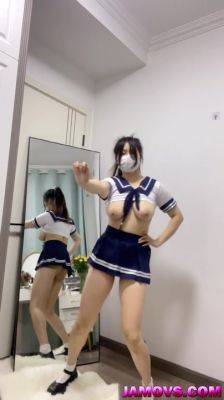 Amateur Asian Girl With Big Boobs Dancing - hotmovs.com - China