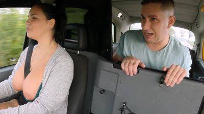 Female Fake Taxi Her big natural boobs fall out - drtuber.com