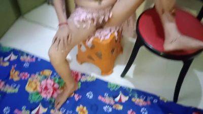 Village Deshi Bhabhi Enjoy Sex With Sex Toy Finger Ing Her Hot Clot Boobs Nippal - hclips.com - India