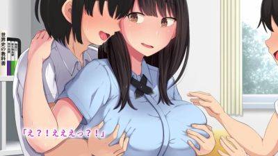 Lucky - Busty japanese schoolgirl banged by a lucky classmate - anysex.com - Japan