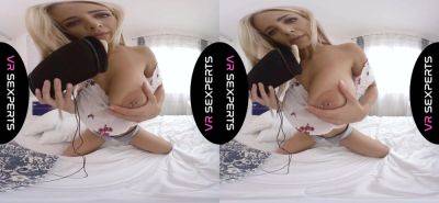 Super Busty Blonde Natalie Cherie (ASMR Solo Fetish With Nathaly VR - Nataly Cherie) - xtits.com